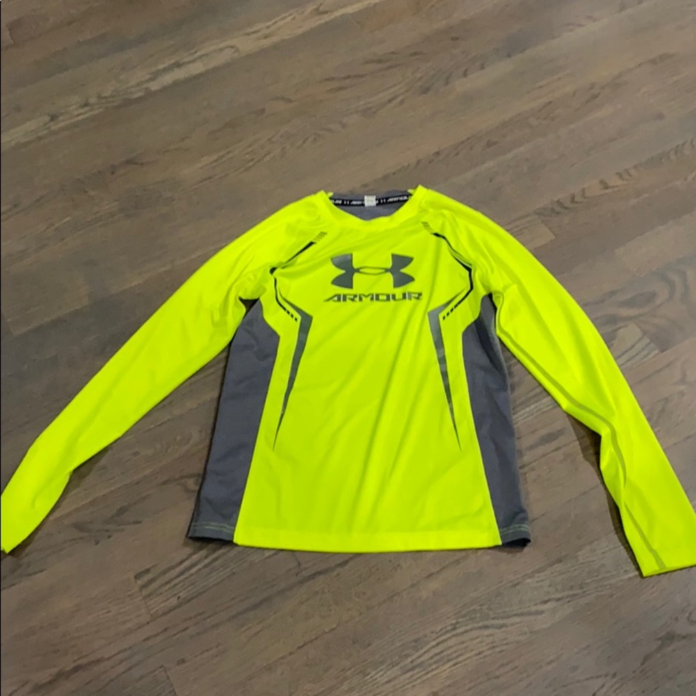 Under Armour HeatGear boys long sleeve tee